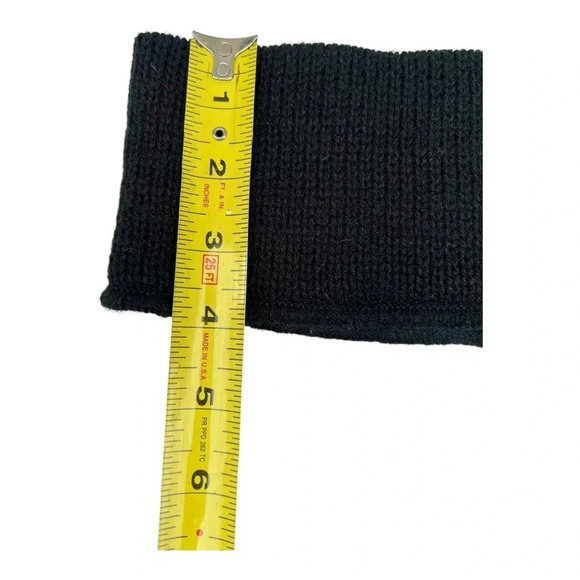 Vintage Knit Reversible Headband Blue Red and White Unisex Ski Snowboarding Snow - Picture 4 of 7